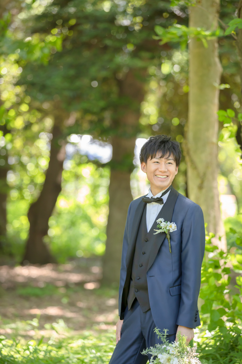 ご新郎様ソロショット