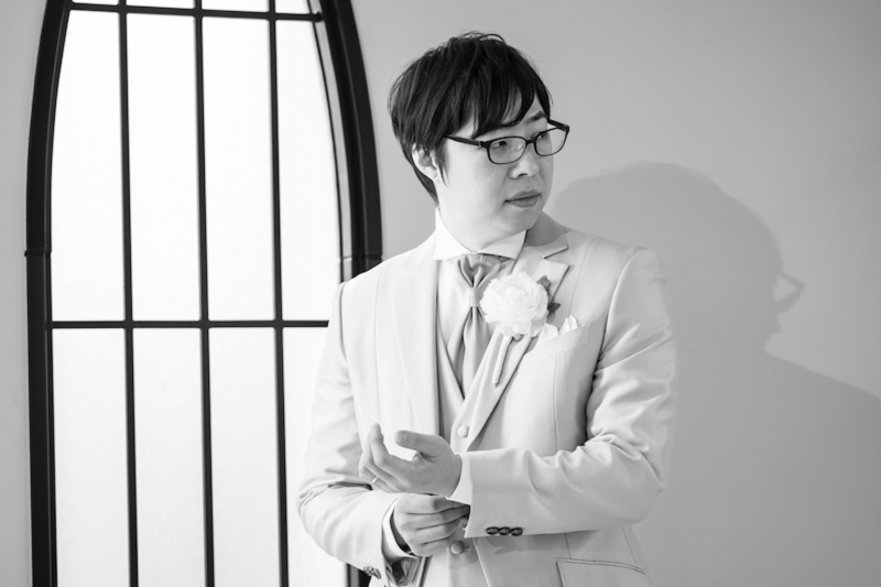 普段とは一味違う雰囲気のご新郎様ソロショット！
