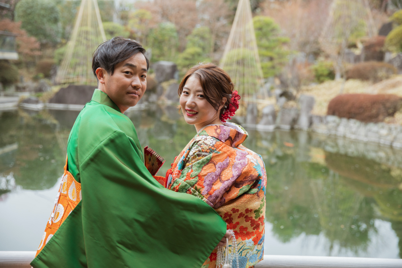 振り向きスマイル