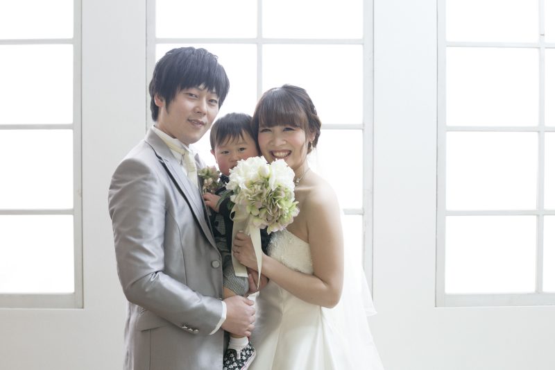 幸せスリーショット