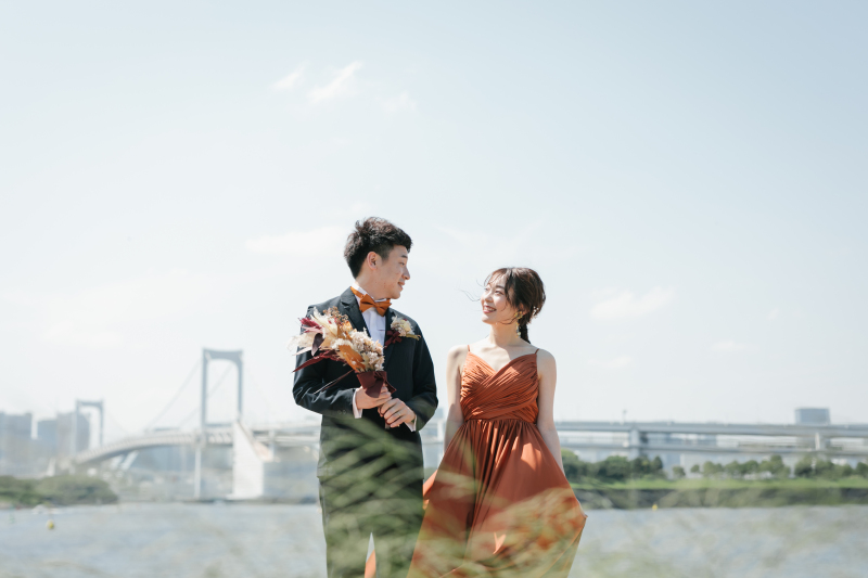 お台場海浜公園にて
