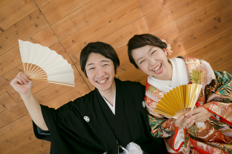 大きな笑顔で！