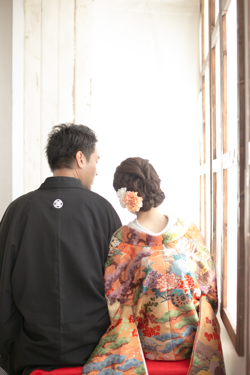 後ろからのショット