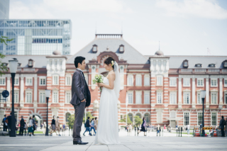 日曜日の東京駅