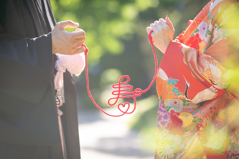 庭園×スタジオ 和装