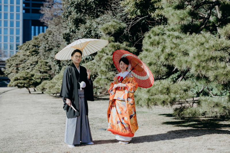 和装ロケ＠浜離宮