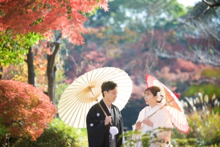 和装　紅葉ロケーション
