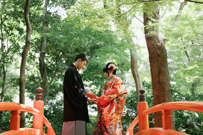 まずは和装でご撮影スタート!