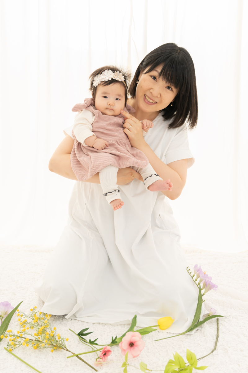 ポーズを変えて