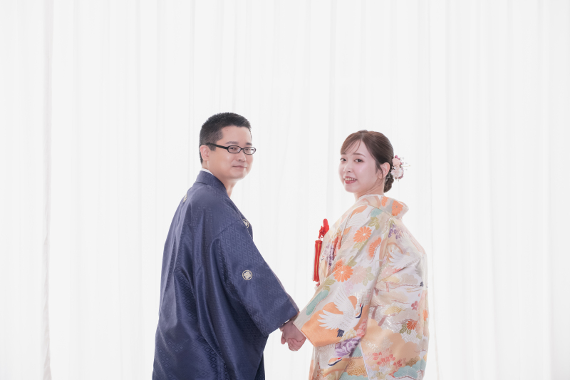 振り向きショットも