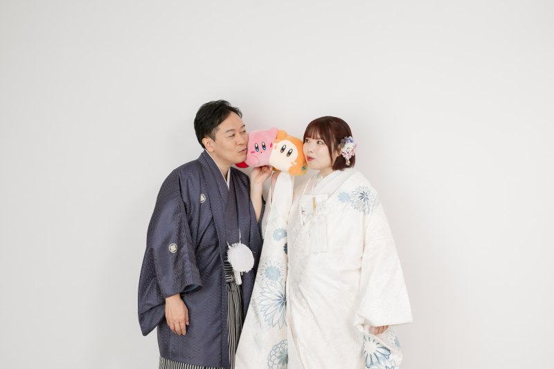 ぬいぐるみと一緒に*