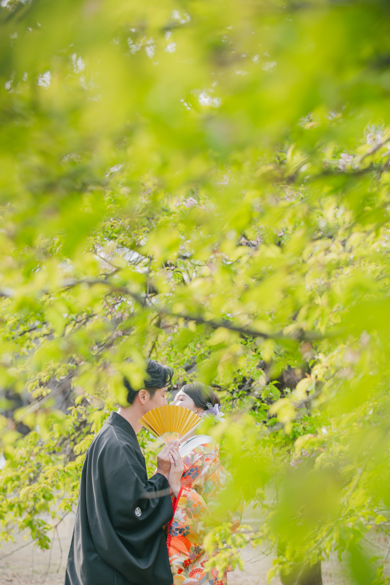 木陰で・・・