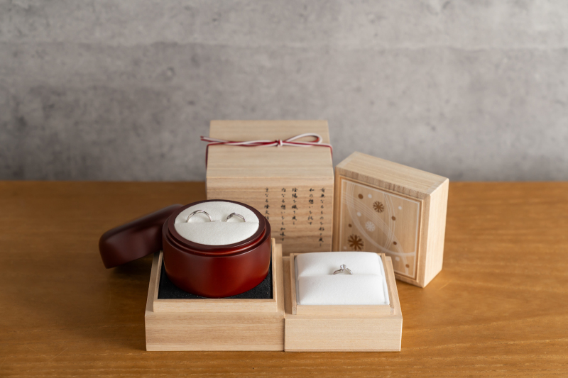 思い出のある指輪とケースをお持ちいただきました＊