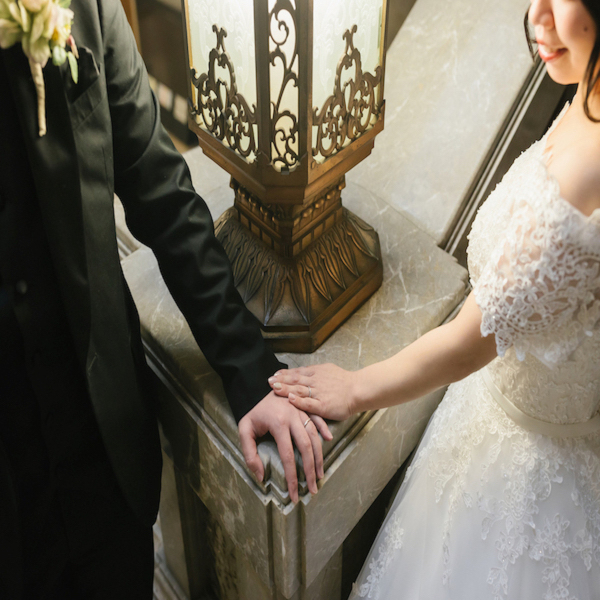 お二人の思い出が詰まった素敵な指輪ショット＊