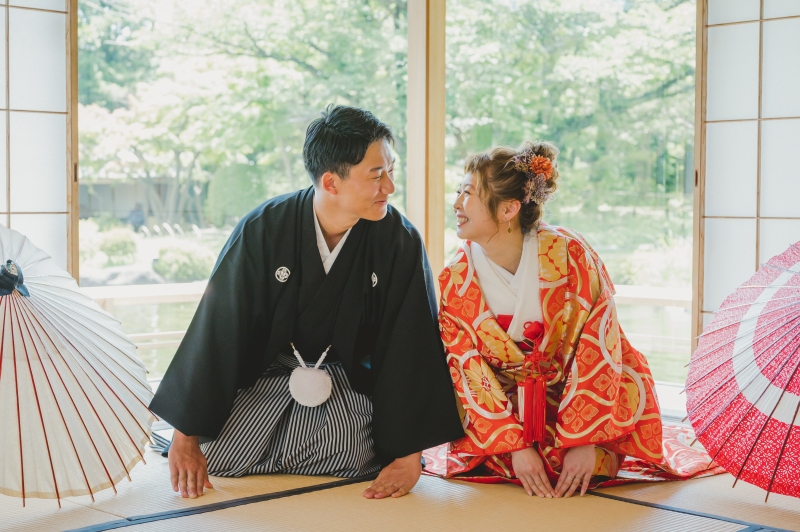 お座りショット!