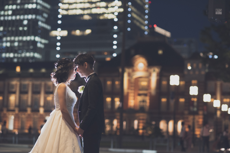 おでこをくっつけて♡