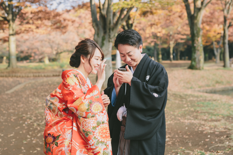 携帯をチェック