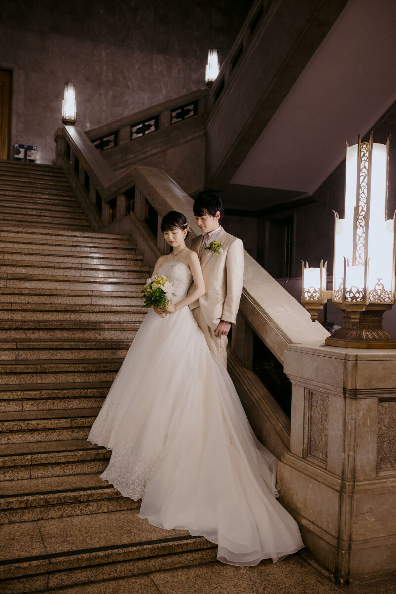 お二人が寄り添って