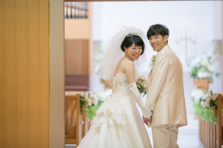 チャペルでフォトウエディング！