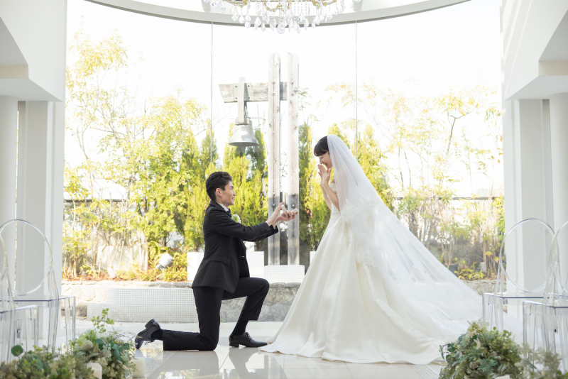 婚礼写真といえば「プロポーズショット」も忘れずに