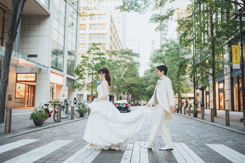 横断歩道で・・・