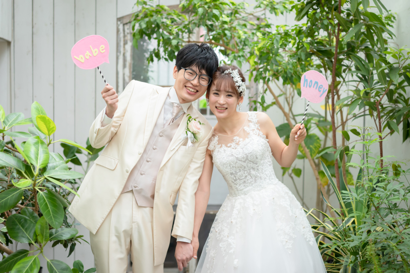 フォトプロップスを持って