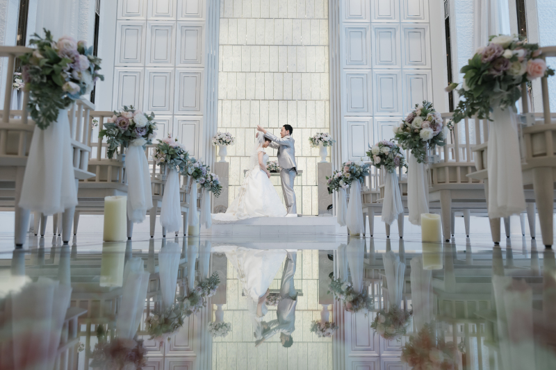 チャペルでのフォトウェディング＊