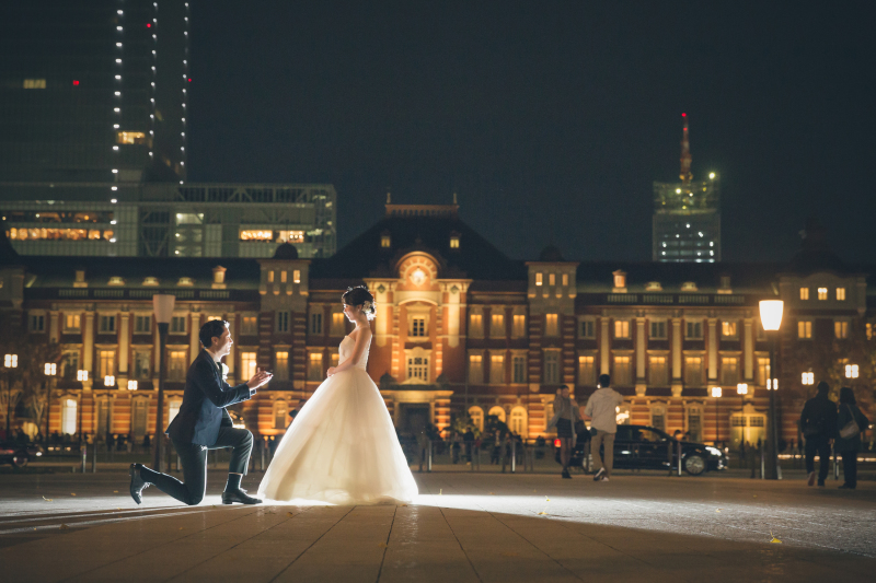 やっぱり人気な駅舎前！