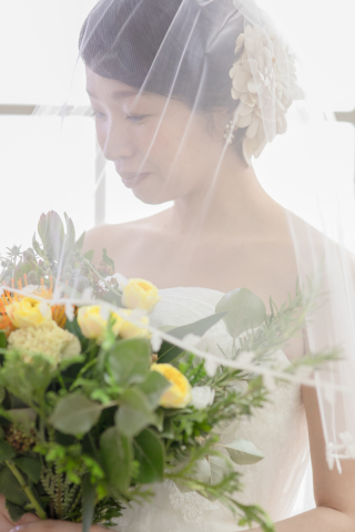 ショートベールレンタル