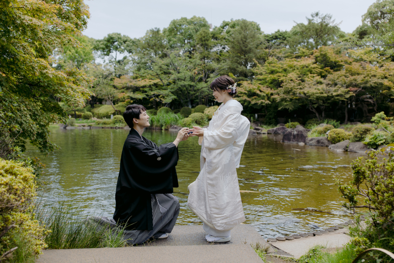 お着物で、和の景色を楽しみながら＊