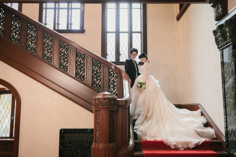 【洋館・邸宅プラン】旧前田侯爵邸貸切撮影・洋装プラン◆ご新婦ヘアセット&メイク・移動費・申請料・補正済み全データ150cut込み