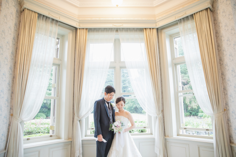 【洋館・邸宅プラン】旧古河邸撮影プラン◆ご新婦ヘアセット&メイク・ご移動費・撮影申請料・補正済全データ込み