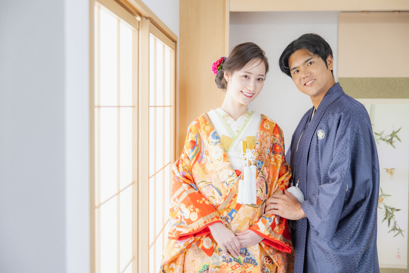 【スタジオ】和装1着プラン◆ご新婦ヘアセット&メイク・衣装グレードアップ料金込み・45分撮影・全データ(補正済・50cut)付
