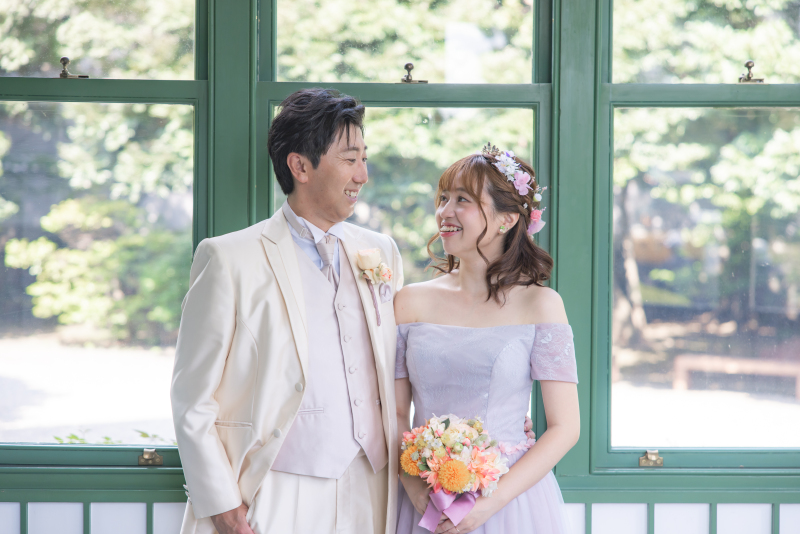 【和洋セットプラン】旧古河邸で残す、和洋2着プラン◆ご新婦ヘアメイク2点・申請料金・移動費・全データ含む ※洋装2着も可能です