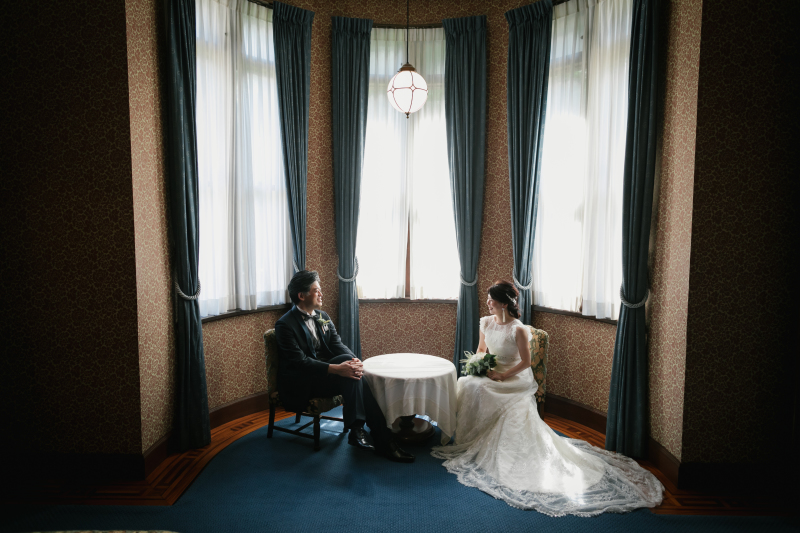 【洋館・邸宅プラン】旧細川侯爵邸 館内+庭園貸切撮影 洋装プラン◆ご新婦様ヘアセット&メイク・申請料金・移動費・全データ込み!