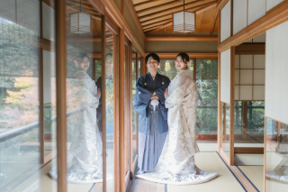夏限定！【和装ロケ＋室内】庭園＋お茶室コミコミプラン◆ご新婦様ヘアメイク・ヘアメイク同行・移動&申請料・全データ込