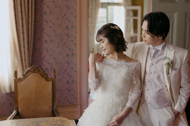【洋館・邸宅プラン】旧岩崎邸庭園 館内+お庭撮影プラン◆ご新婦様ヘアメイク・移動費・申請費・補正済み全データ付
