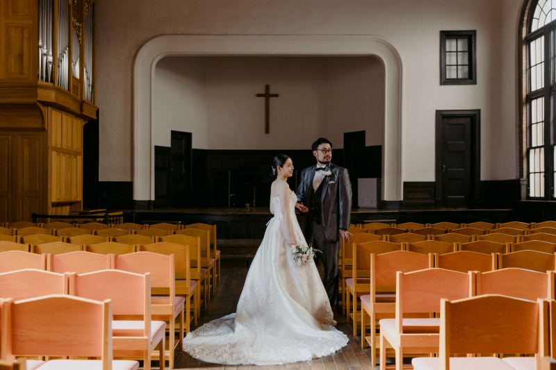 【チャペルフォト】関東25ヶ所&時期も選べる本格チャペルで"写真で残す結婚式"◆ヘアセット&メイク・移動費・申請費・全データ込み