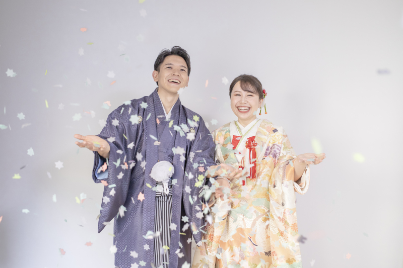追加料金なし【和装スタジオ(1着)】今なら15大特典付きで刺繍襟や色掛下の和装コーディネートも無料で10万円以上お得!