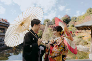【紅葉限定!】紅葉×庭園おまかせプラン◆ご新婦様ヘアメイク・ヘアメイク同行・移動&申請料・全データ込