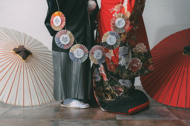 結婚の報告もアイテムで！