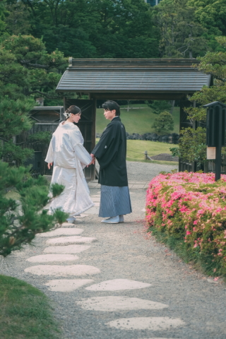 フォトスタジオ Jheart恵比寿_和装ロケーション【渋谷氷川神社／有栖川宮記念公園／林試の森公園】