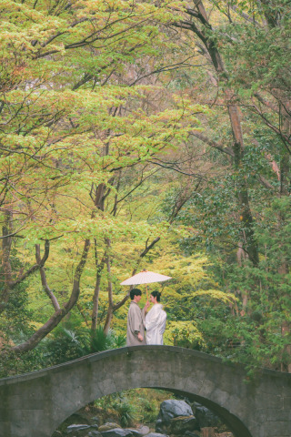 フォトスタジオ Jheart恵比寿_和装ロケーション【渋谷氷川神社／有栖川宮記念公園／林試の森公園】