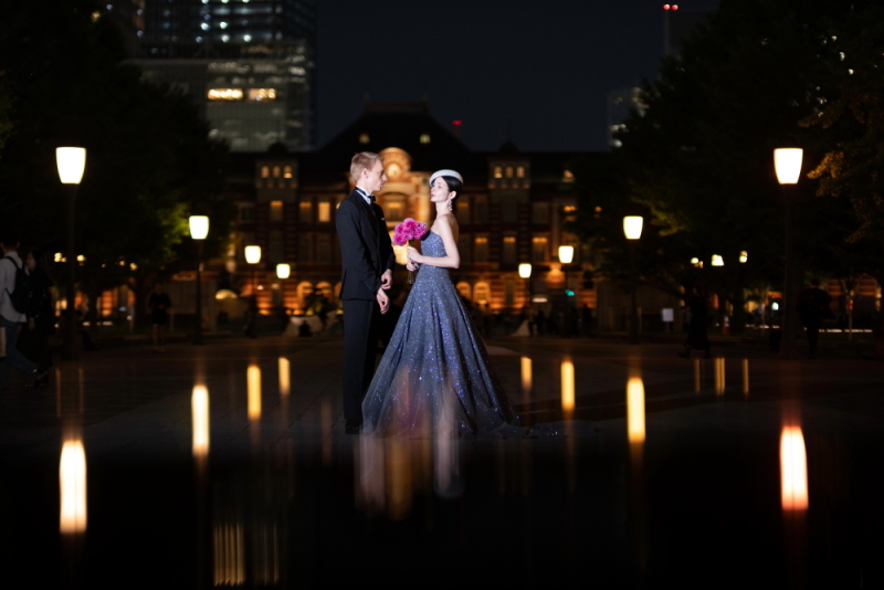洋装ロケーションフォトプラン【東京駅】＊夜景限定＊
