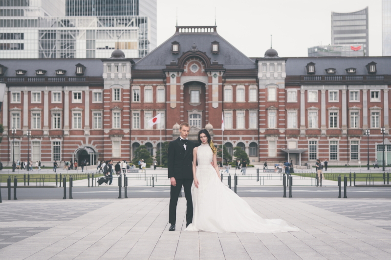 洋装ロケーションフォトプラン【東京駅】