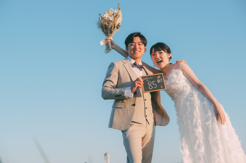 恵比寿の街並みを見ながら【洋装ロケーションフォトプラン】