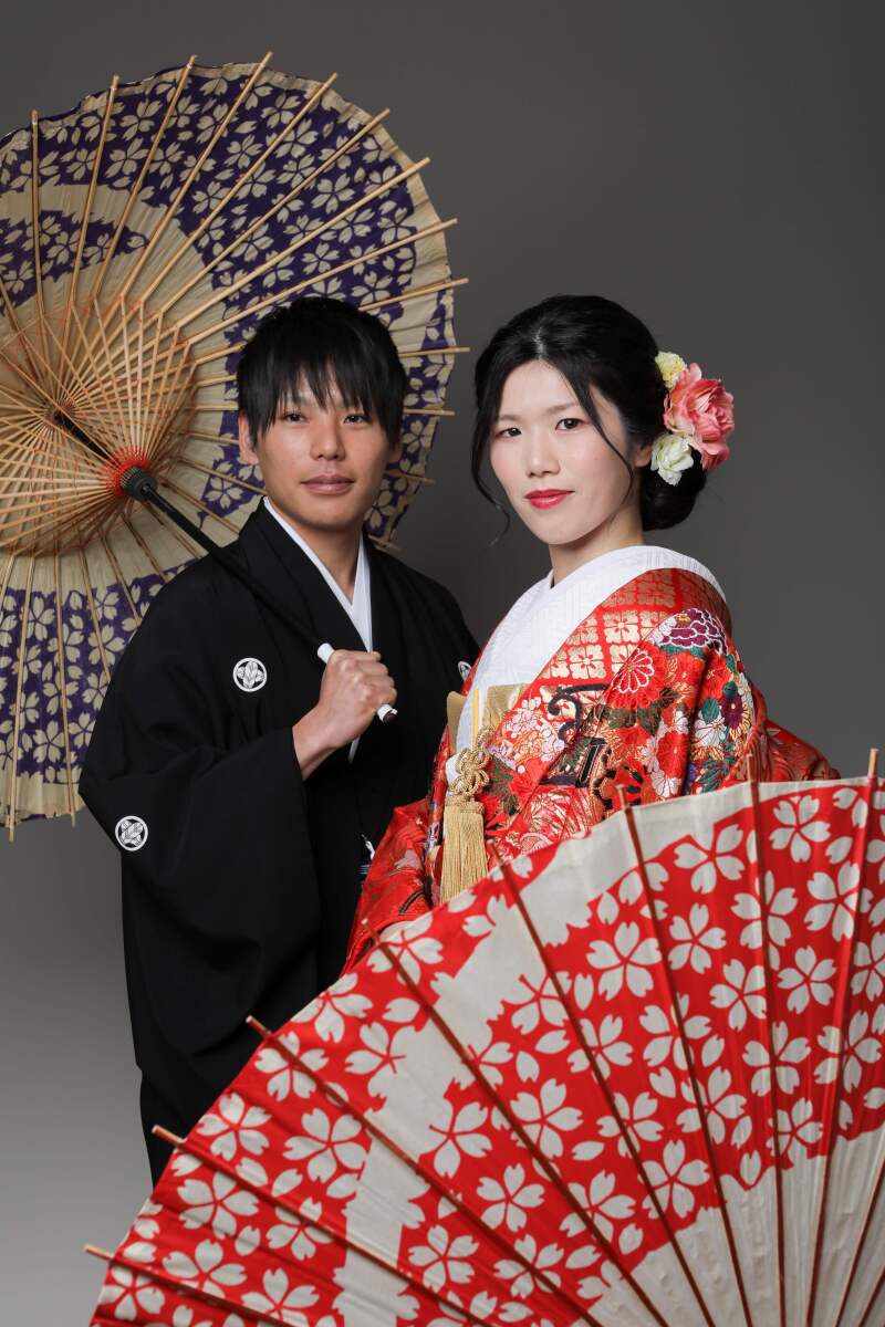 まずはクールに和装ショット