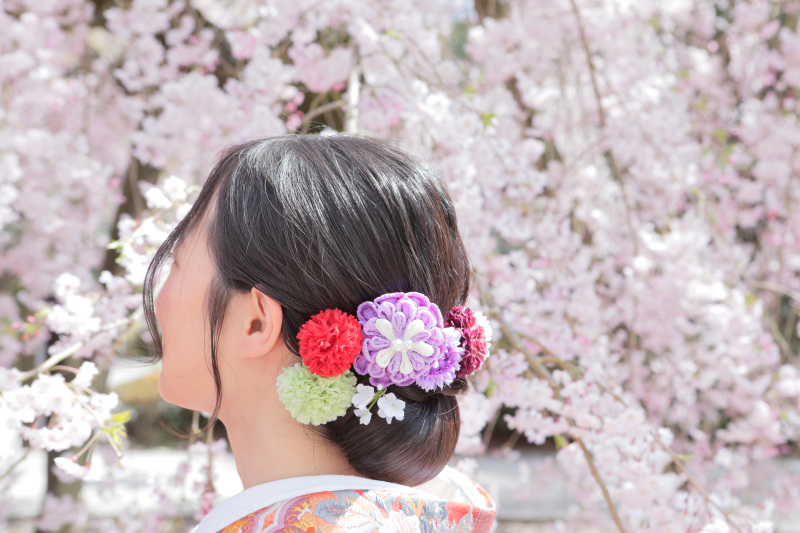 手作りの髪飾り!