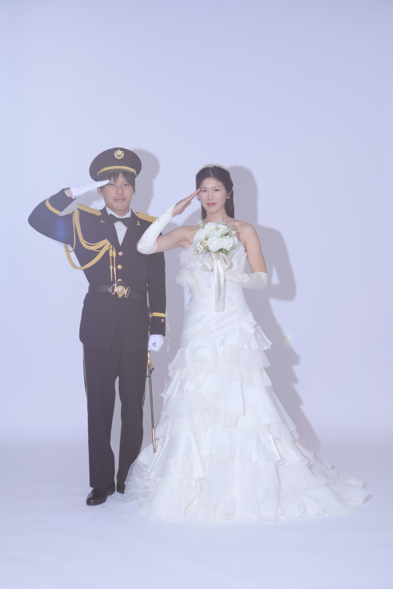 洋装ではお持ち込みのお衣装で