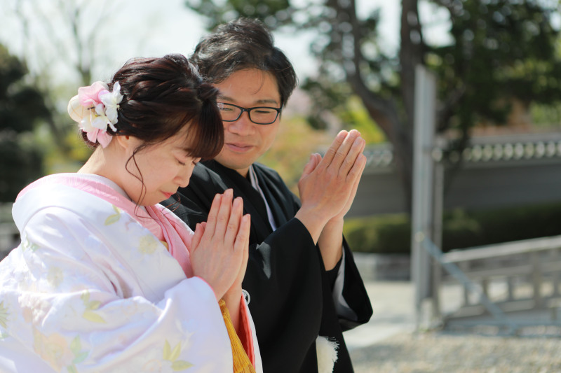 フォトスタジオプリンセス成田_神社・寺院で撮影できる